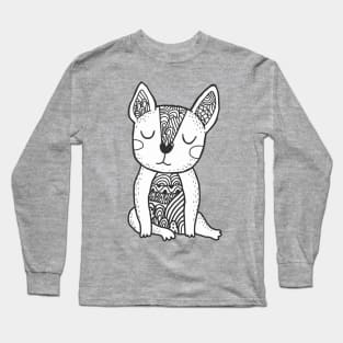 Doodle French bulldog Long Sleeve T-Shirt